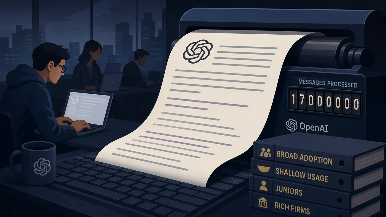 17 Million Messages Say Enterprise AI Is Mostly Writing