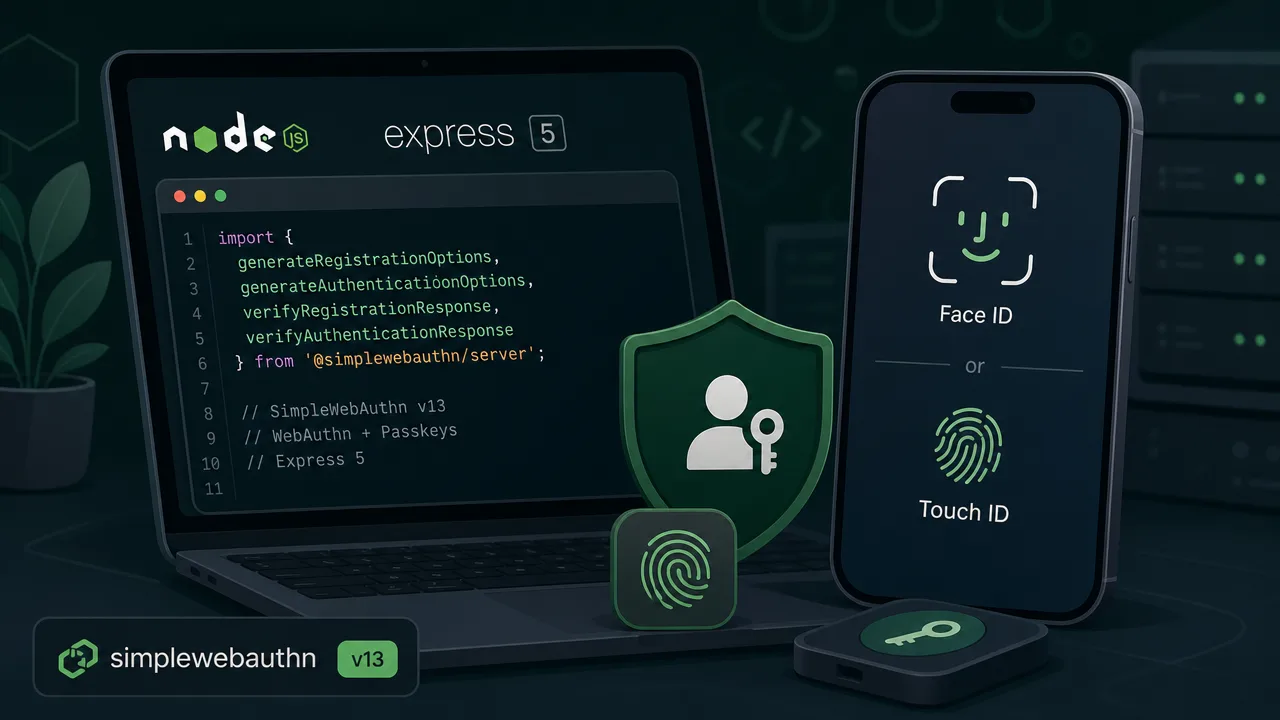 Add Passkeys to Your Web App with Node.js and WebAuthn