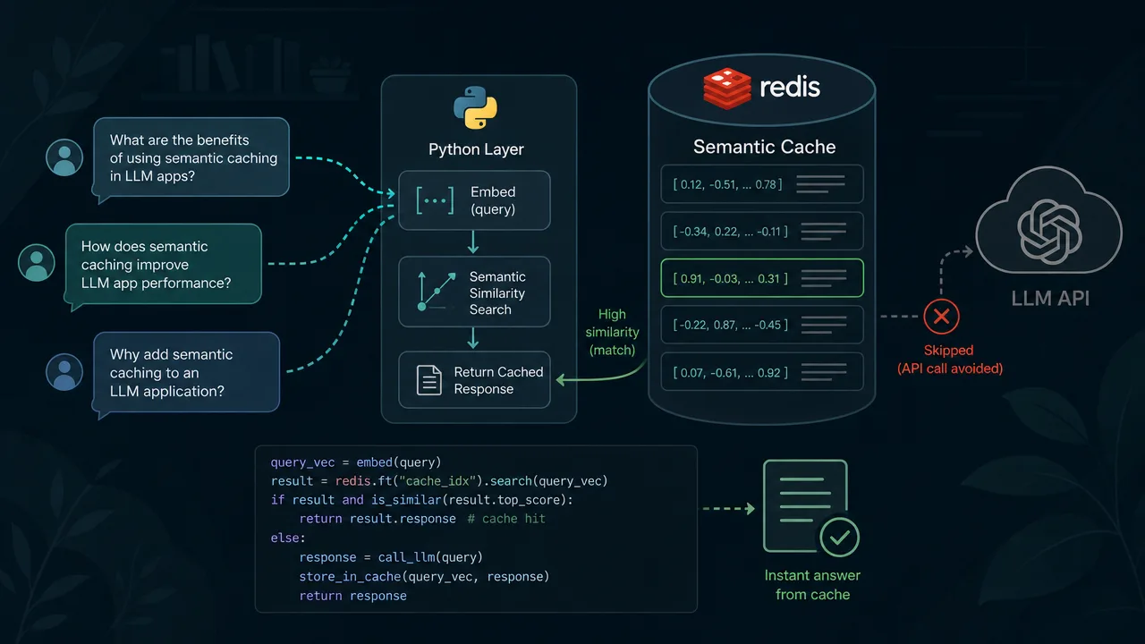 Add Semantic Caching to Your LLM App with Redis