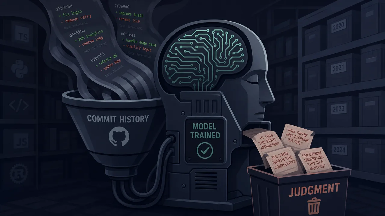 AI Learned All Our Code and None of Our Judgment