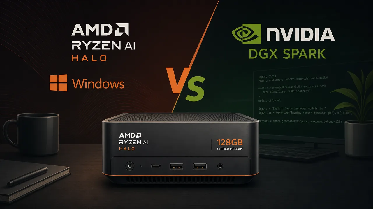 AMD's $3,999 Ryzen AI Halo Challenges Nvidia's DGX Spark