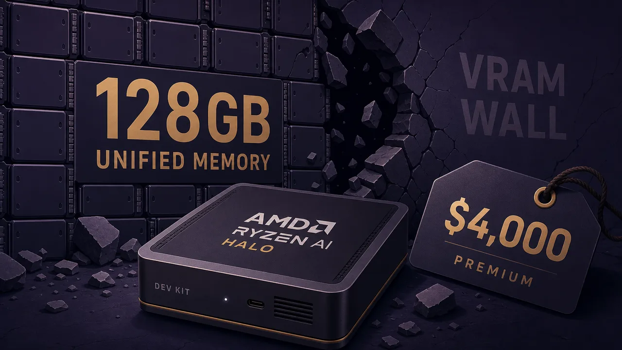 AMD's $4,000 AI Halo: Breaking the VRAM Wall at a Premium