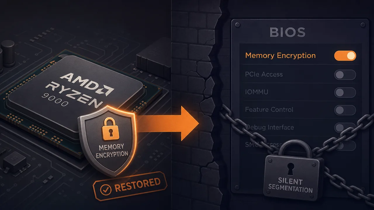 AMD's TSME Reversal Is a Lesson in Firmware Governance