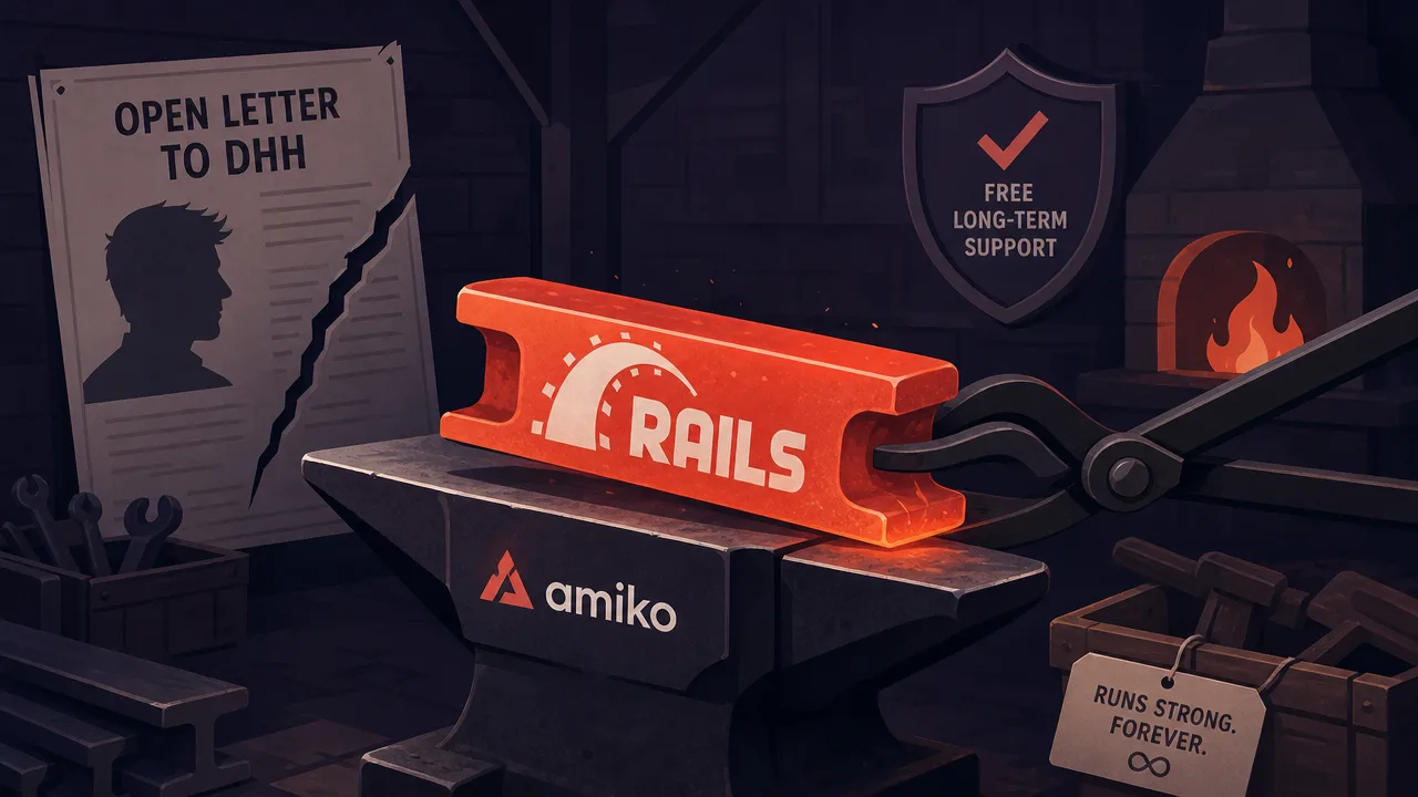 Amiko Forks Rails on a Bet: the Framework Is Finished