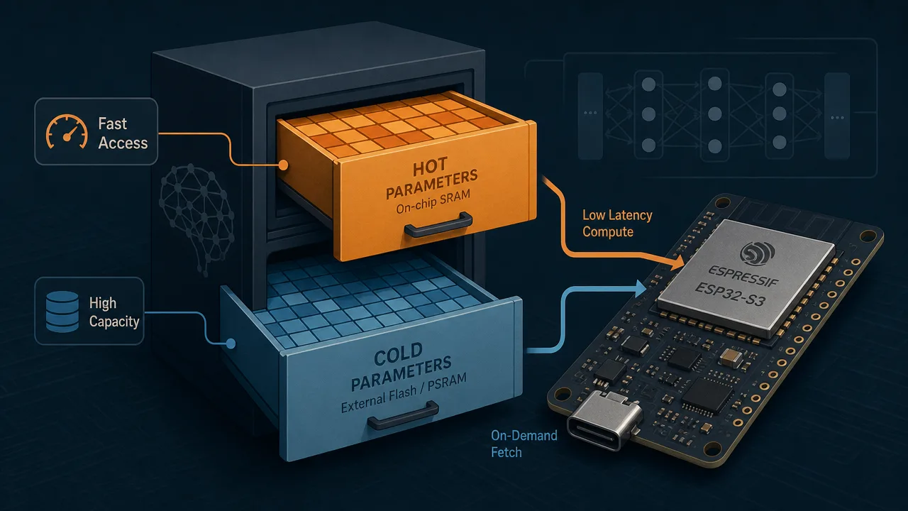 An LLM on an $8 Chip Is Mostly a Memory Trick