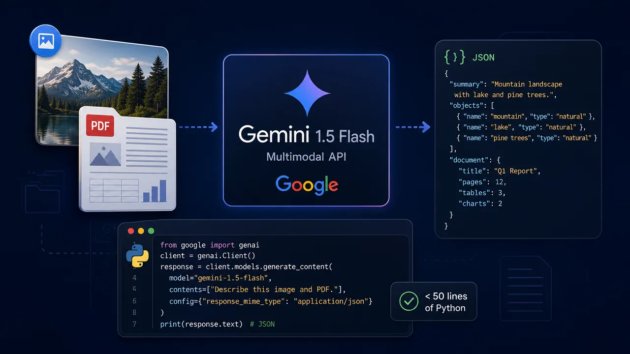 Analyze Images and PDFs with Google Gemini's Multimodal API in Python