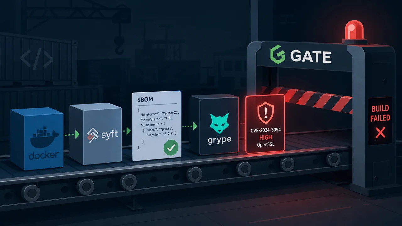 Audit Your Software Supply Chain: Generate an SBOM with Syft and Gate CI on a Grype Vulnerability Scan