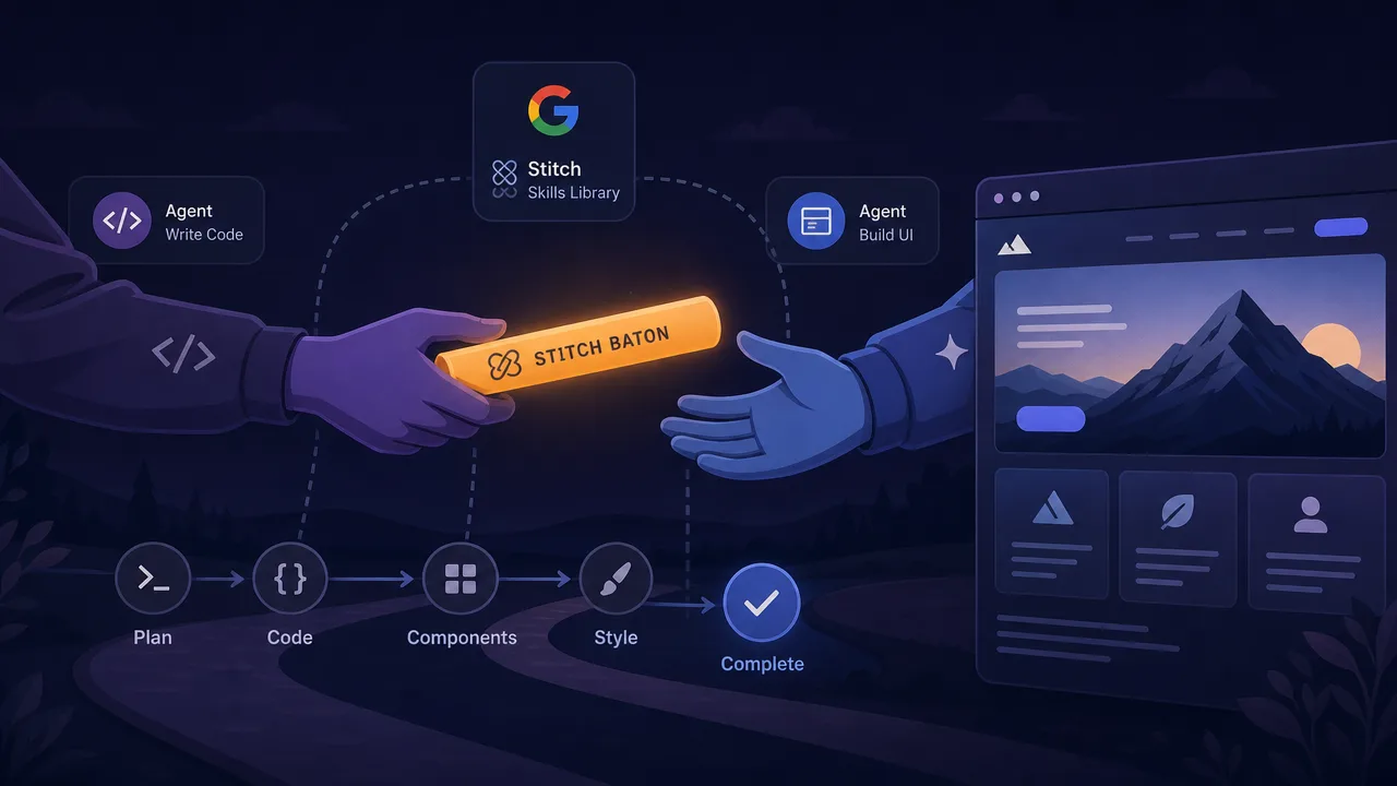 Beyond One-Shot Code: Building Websites with Stitch Agent Skills