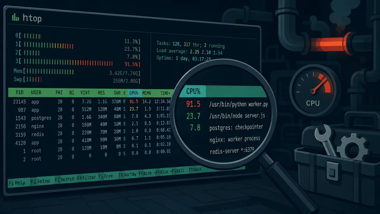 Beyond the Colors: A Developer's Guide to htop
