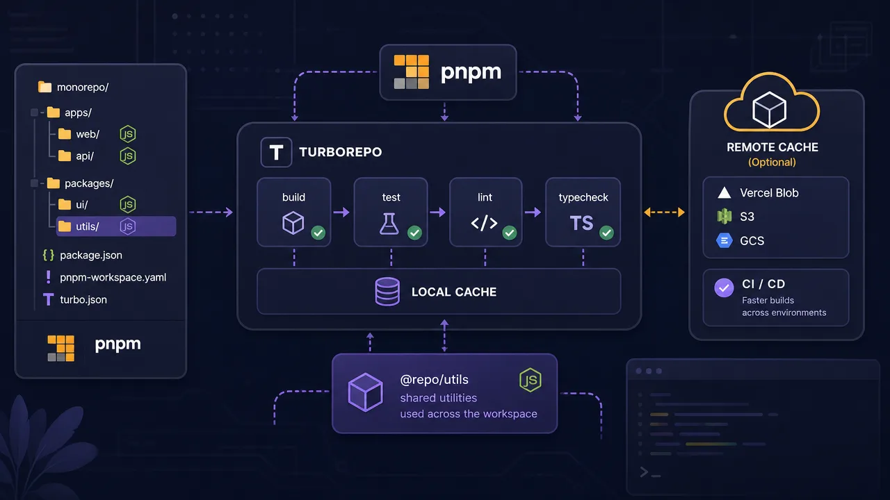 Build a JavaScript Monorepo with Turborepo and pnpm Workspaces