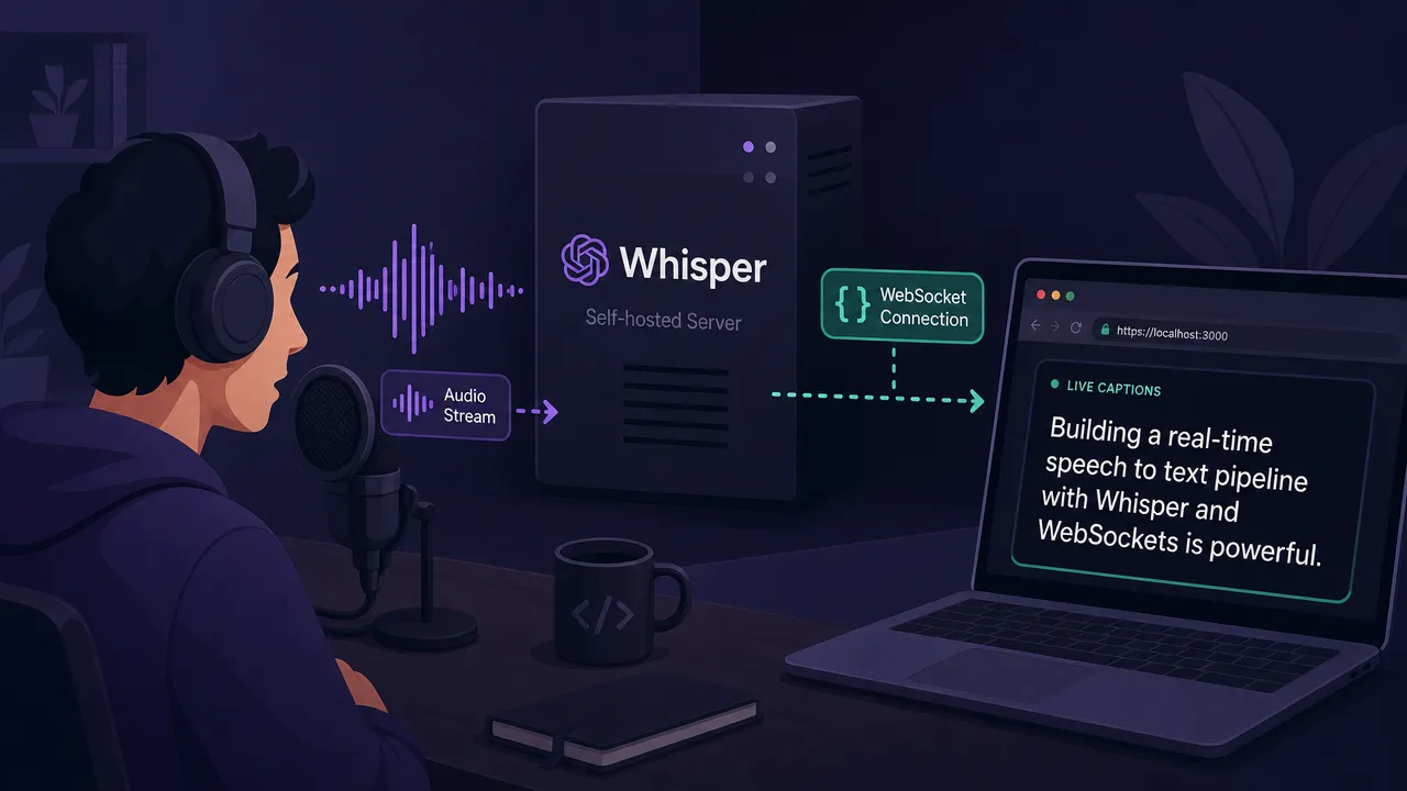 Build a Real-Time Speech-to-Text Pipeline with Whisper and WebSockets