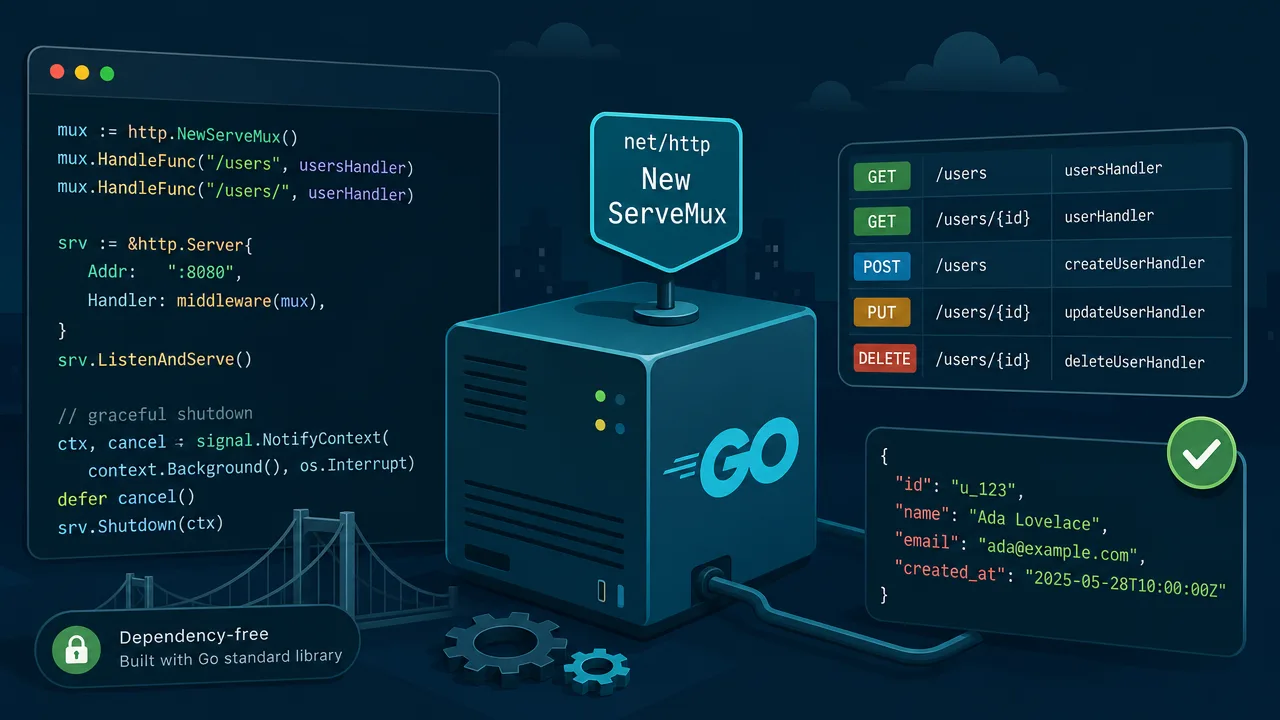 Build a REST API in Go with net/http and the New ServeMux