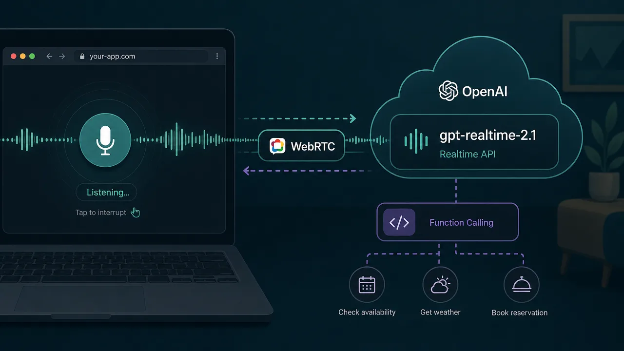 Build a Voice Assistant with the OpenAI Realtime API and WebRTC