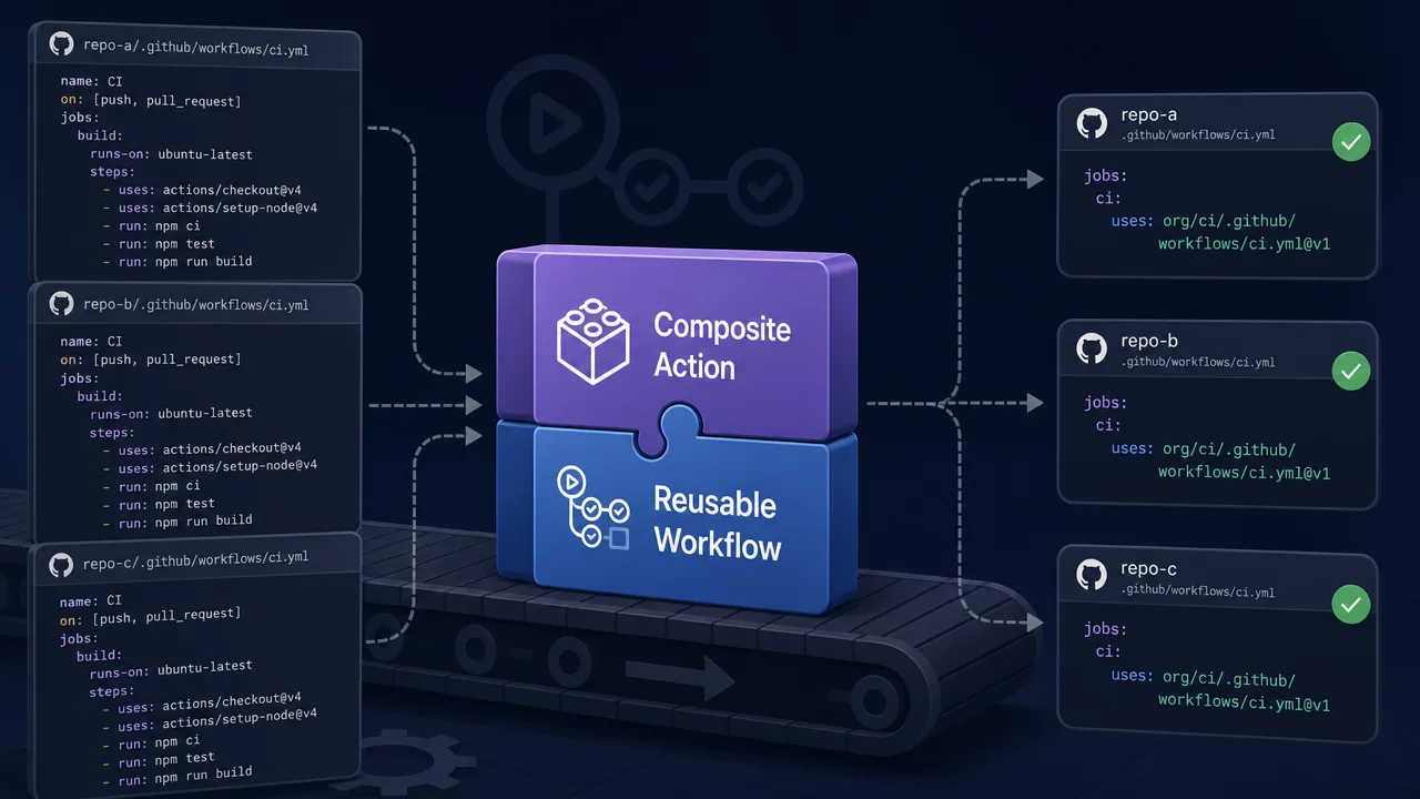 Build Reusable GitHub Actions with Composite Actions and workflow_call