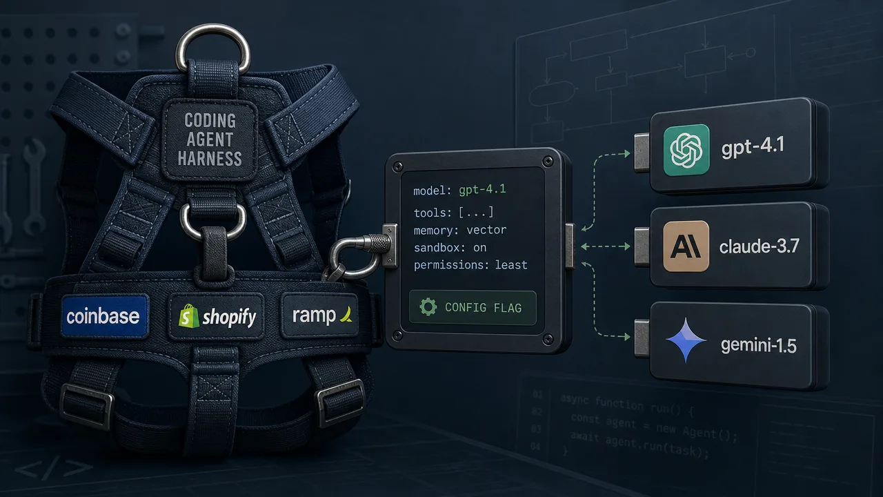 Build the harness, rent the model