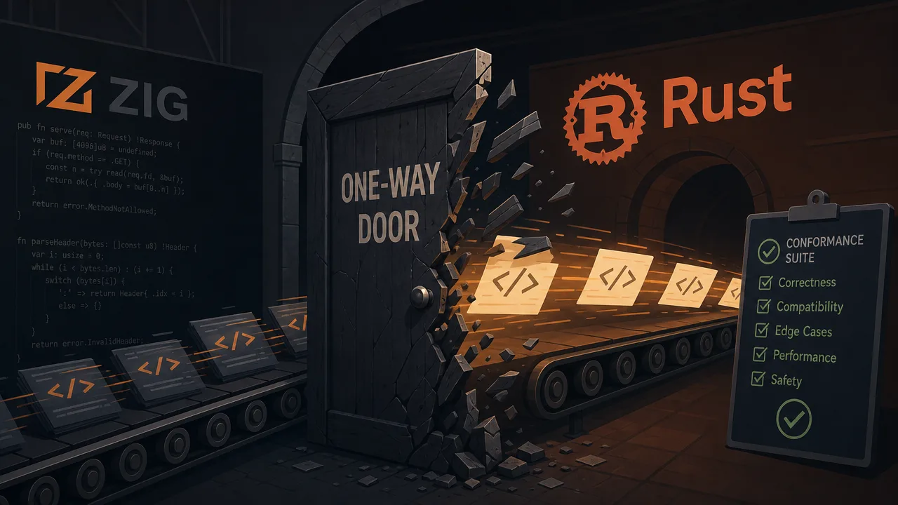 Bun's Rust Rewrite Killed the One-Way Door