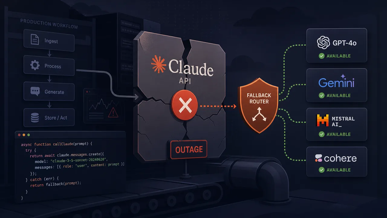 Claude API Outage Hits Production Workflows Across Multiple Models