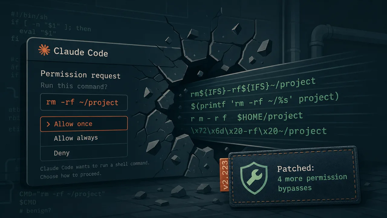 Claude Code's Permission Prompt Isn't a Security Boundary