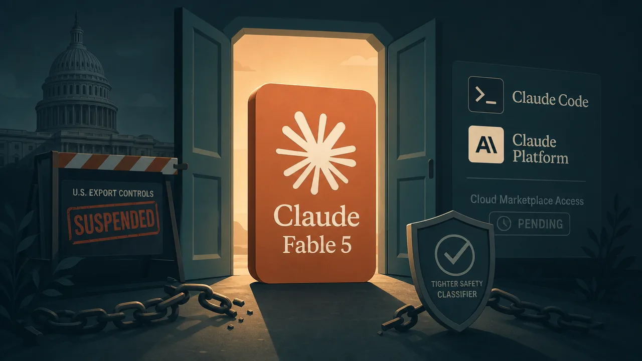 Claude Fable 5 Is Back: Anthropic Redeploys After US Lifts Export Controls