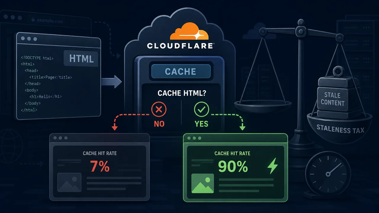 Cloudflare Doesn't Cache Your HTML Unless You Ask