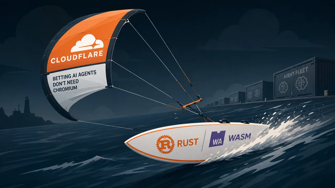 Cloudflare's Kitesurf Bets AI Agents Don't Need Chromium