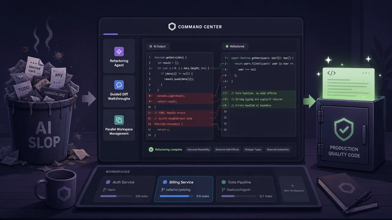 Command Center Targets the 'AI Slop' Problem With a Quality-First Coding Environment