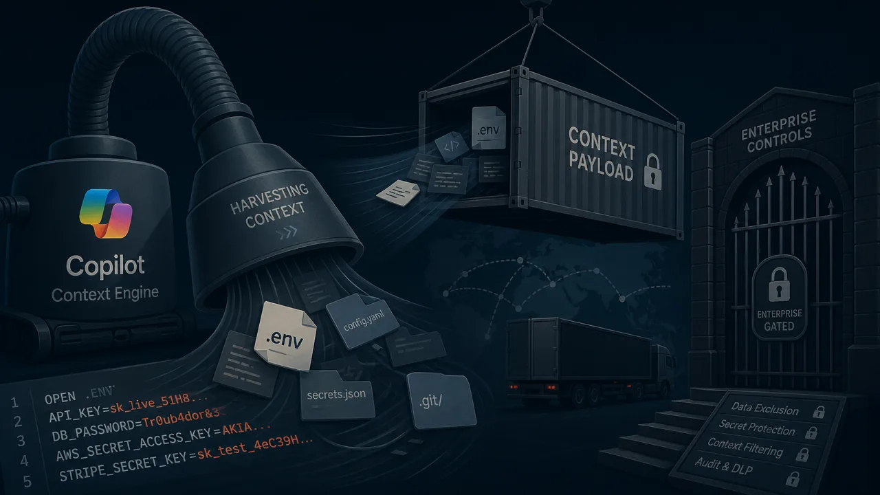 Copilot's Context Engine Doesn't Know What a Secret Is