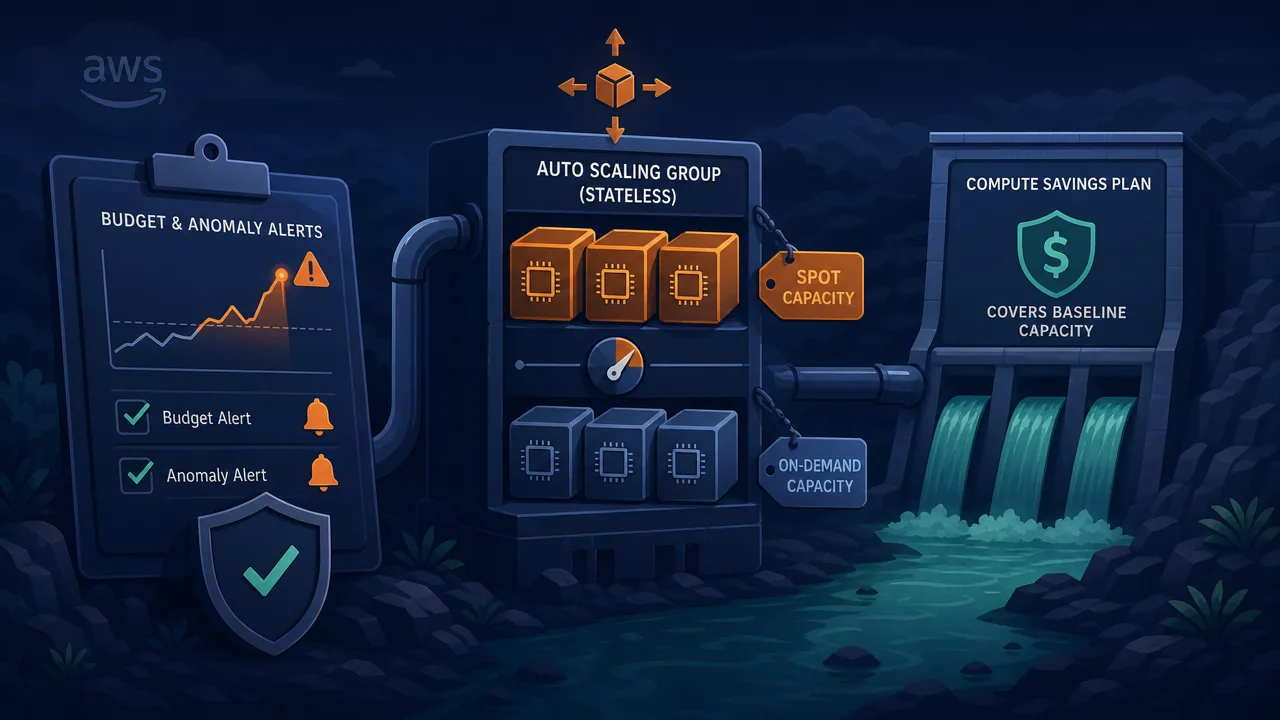 Cut Your AWS Bill: Spot Instances, Savings Plans, and Budget Alerts