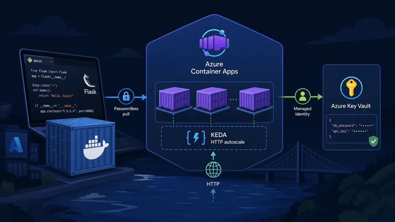 Deploy a Containerized App to Azure Container Apps with Autoscaling and Managed Identity