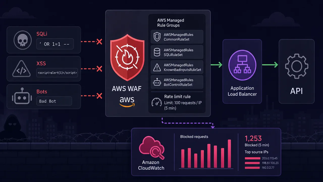 Deploy AWS WAF to Block SQLi, XSS, and Bots Before They Hit Your API