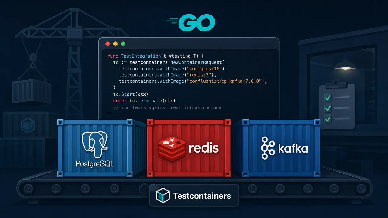 Deterministic Integration Tests in Go with Testcontainers