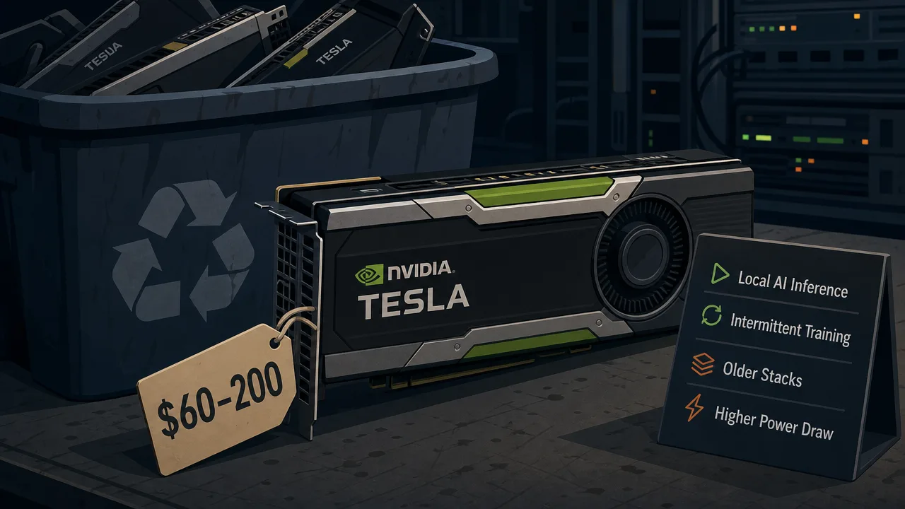Discarded Teslas Still Deliver Local AI VRAM