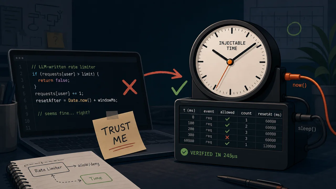 Don't Review AI Code. Review Its Clock.
