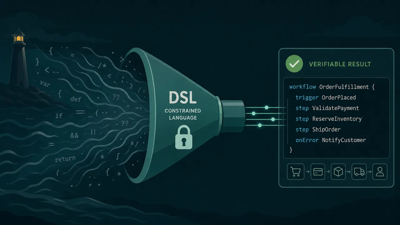 DSLs Make LLM Code Generation Production-Ready