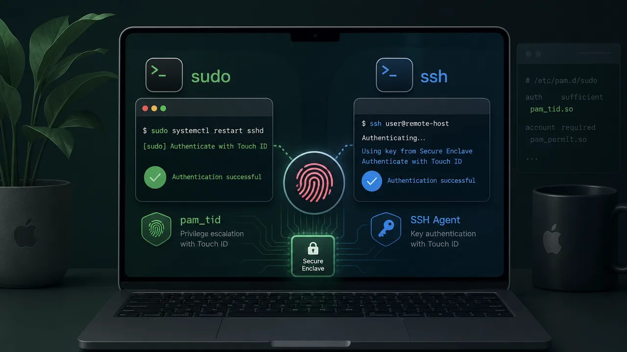 Enable Touch ID for sudo and SSH Authentication on macOS