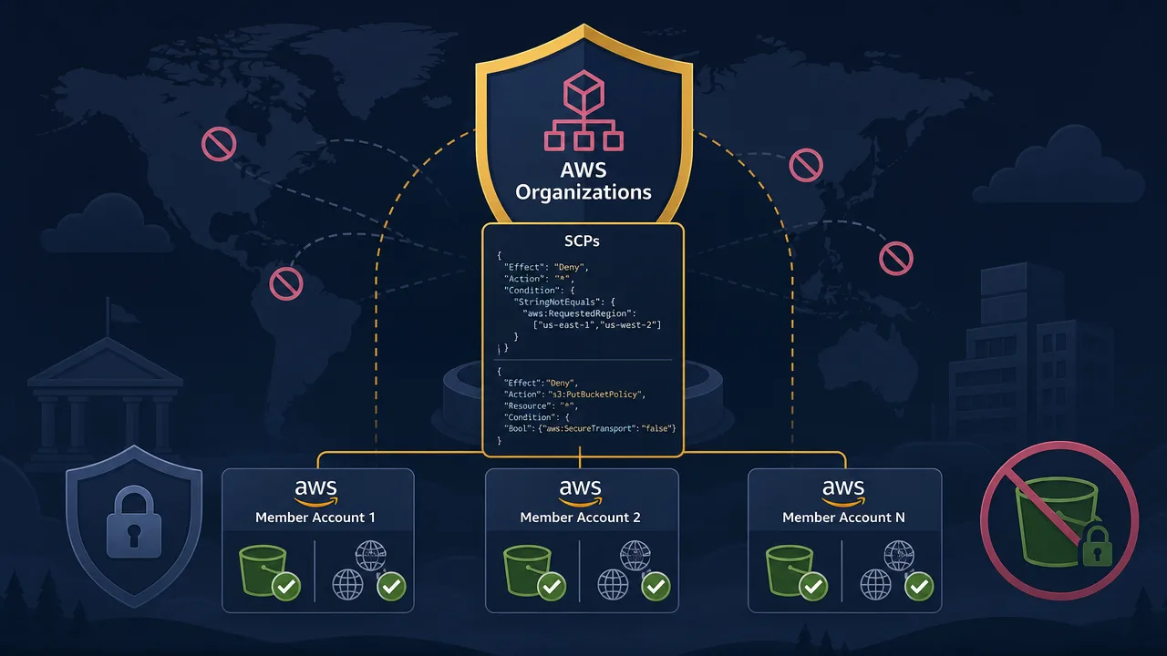 Enforce Guardrails Across AWS Accounts with Organizations and SCPs