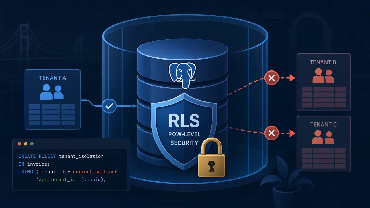 Enforce Multi-Tenant Data Isolation with Postgres Row-Level Security