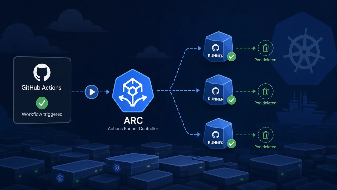 Ephemeral GitHub Actions Runners on Kubernetes with ARC