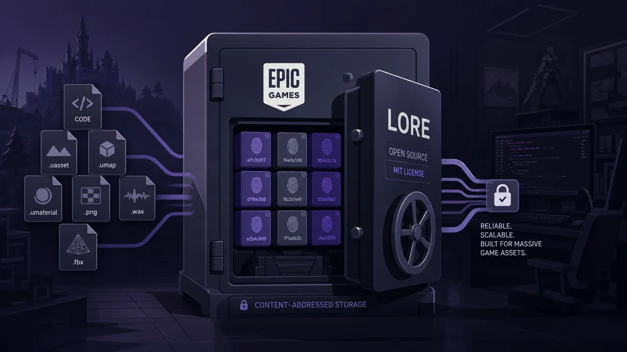 Epic Games Open-Sources Lore to Tackle Large-Asset Version Control