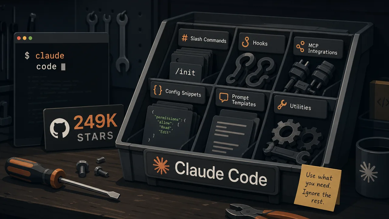 Everything Claude Code hit 249K stars. Install almost none of it