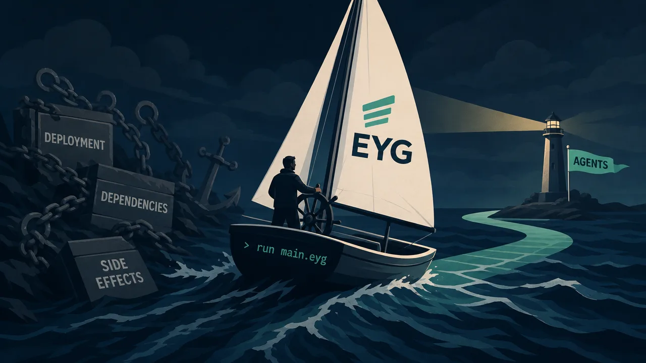 EYG Bets the Hard Part of Programming Isn't Syntax