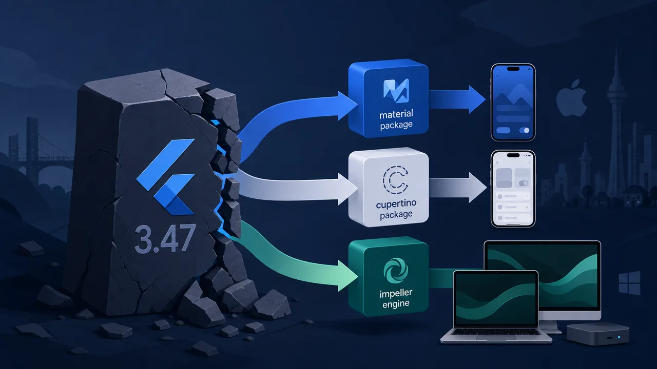 Flutter 3.47 Breaks Up the Monolith