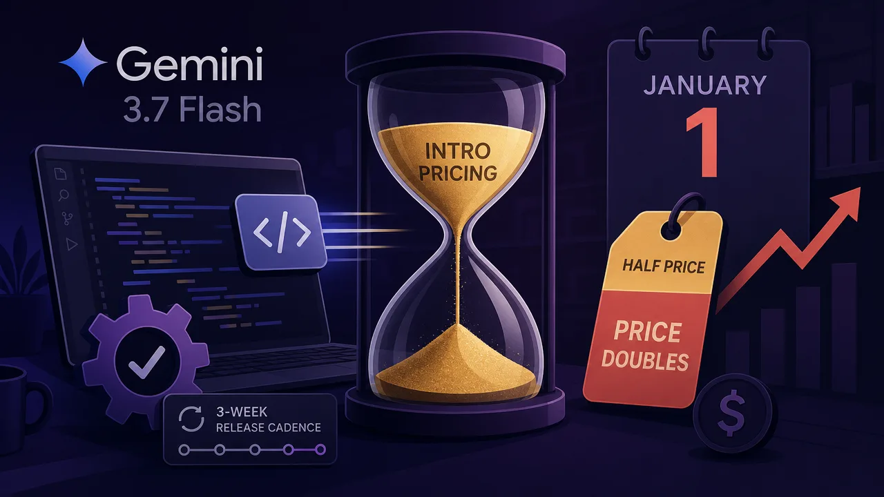 Gemini 3.7 Flash's Half-Price Launch Has an Expiration Date