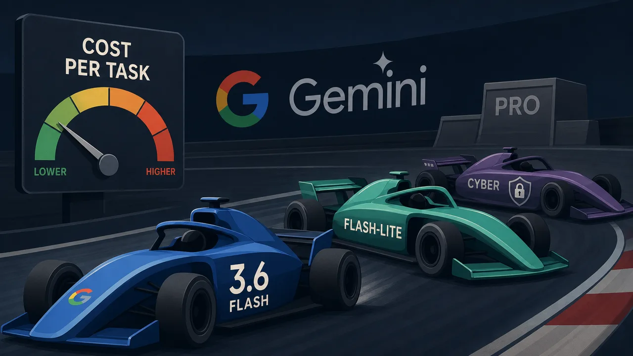 Gemini's New Flash Models Compete on Cost Per Task