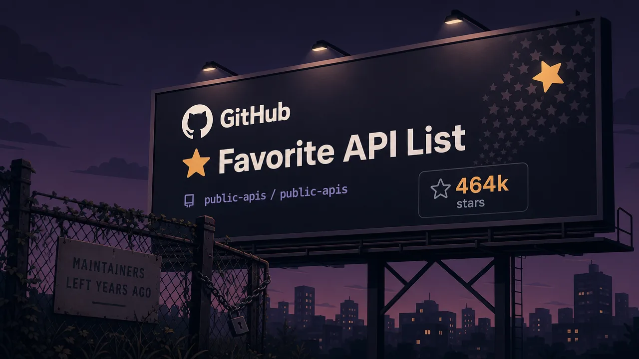 GitHub's Favorite API List Is a Billboard Now