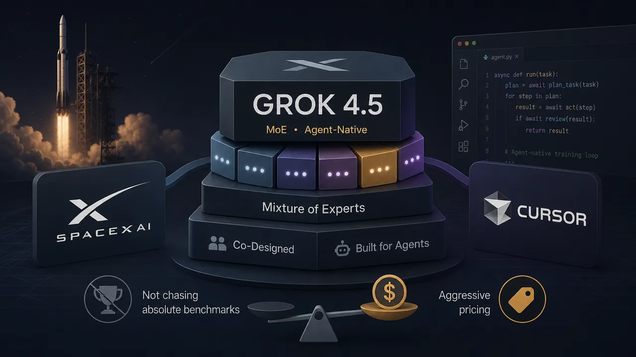 Grok 4.5 and the Rise of Co-Designed Developer Models