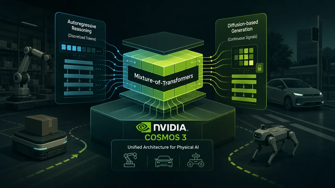 Inside NVIDIA Cosmos 3: Mixture-of-Transformers for Physical AI