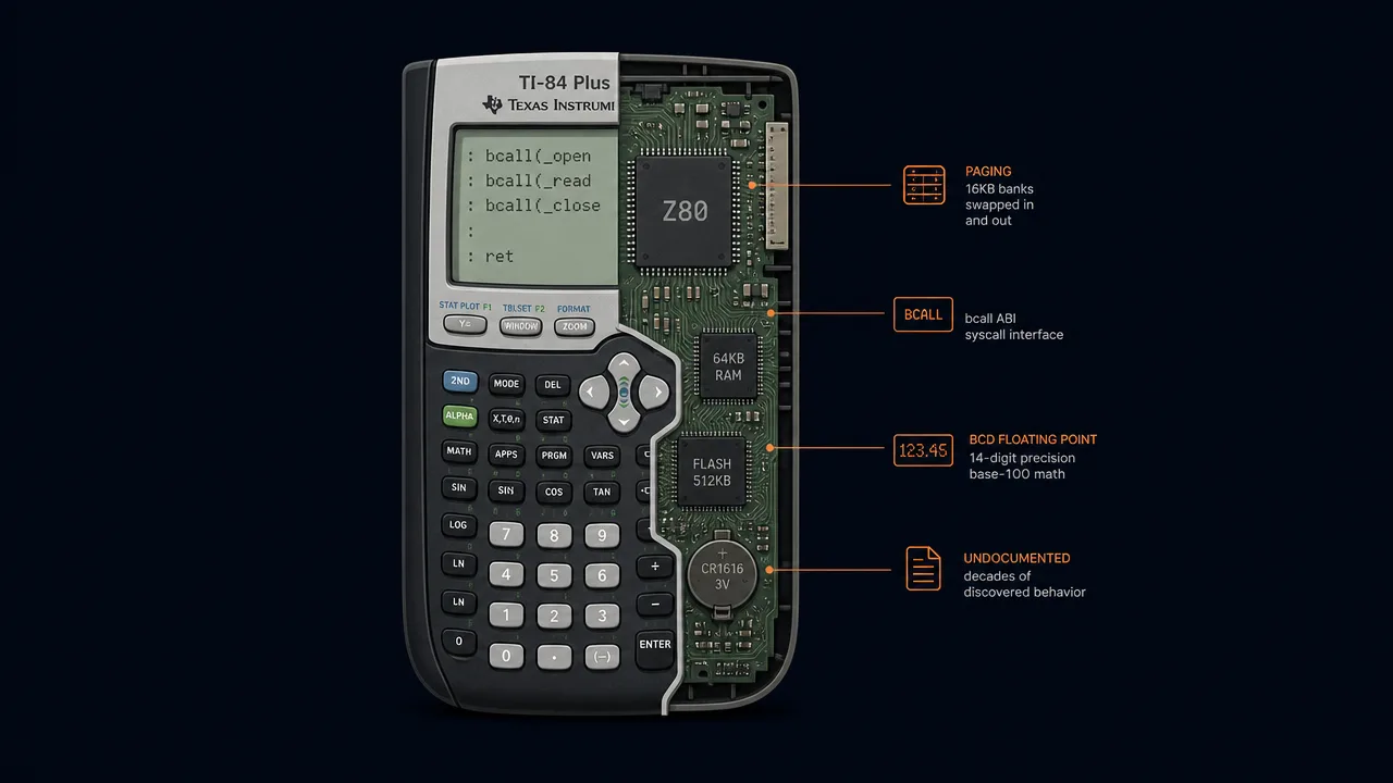 Inside the TI-84 Plus: A Complete Reverse Engineering of Its Z80 Operating System