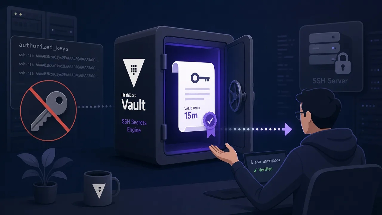 Issue Short-Lived SSH Certificates with HashiCorp Vault (No More Static Keys)