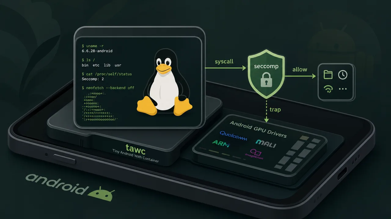 Linux on Android Without Root, a VM, or ptrace